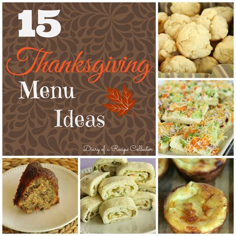 25 best ideas about soul food menu on pinterest 28. 15 Awesome Thanksgiving Menu Ideas - Diary of A Recipe ...