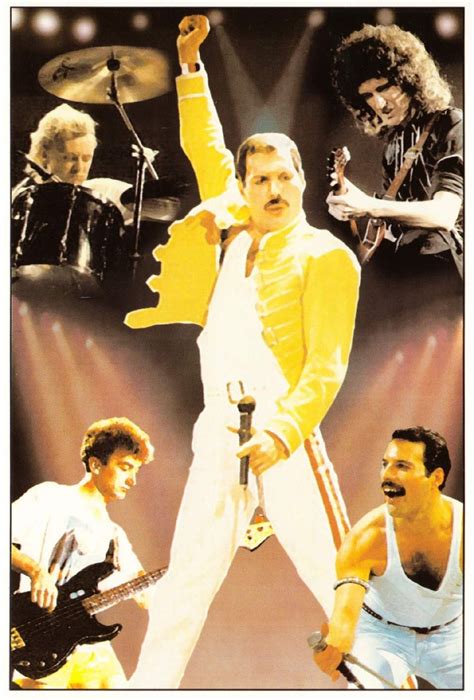 Queen are a british rock band formed in london in 1970. Queen Music Group Freddie Mercury and Band Members ...