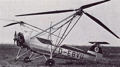 Focke Wulf Fw 51 The Worlds First Helicopter Flex Air Helicopter