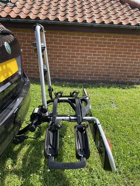 Thule EuroRide Bike Lightweight Compact Tow Bar Tilting Rack Carrier VGC EBay