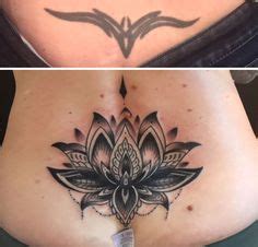 A tribal, a blue window, a bengal tiger and a dragon. Before and After Tattoo | Cover Up Tattoo From Tribal ...