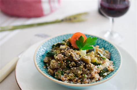 Poêlée de sarrasin aux légumes et sauce miso
