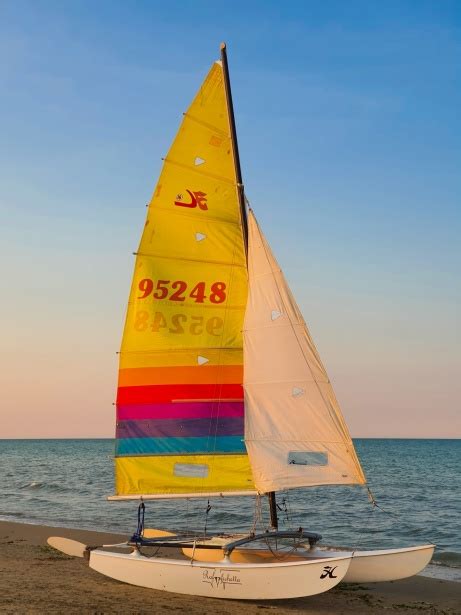 Catamaran On Beach At Sunset Free Stock Photo Public Domain Pictures