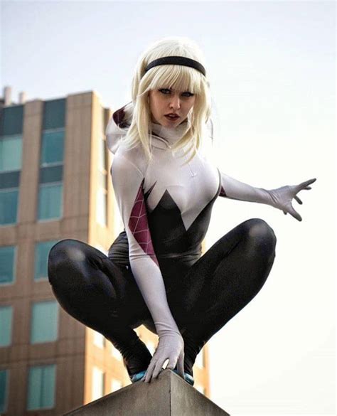 Calvin S Canadian Cave Of Coolness Maid Of Might Does Spider Gwen Cosplay