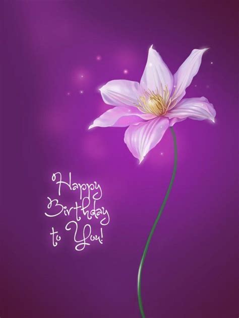 Seven Outrageous Ideas For Your Birthday Wishes Purple Flowers