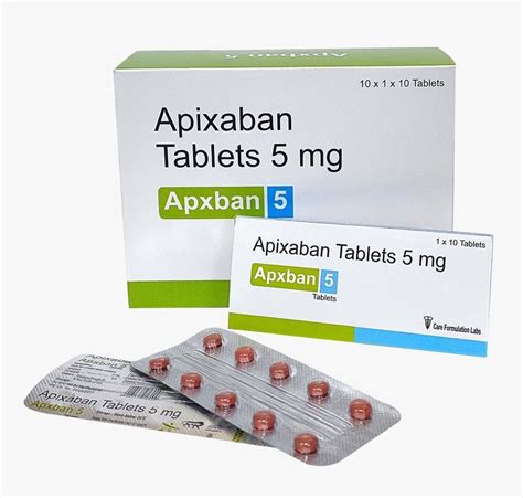 Apixaban 5 Mg Tablet At Rs 789 Box Pharmaceutical Capsules In Nagpur Id 2851276298191