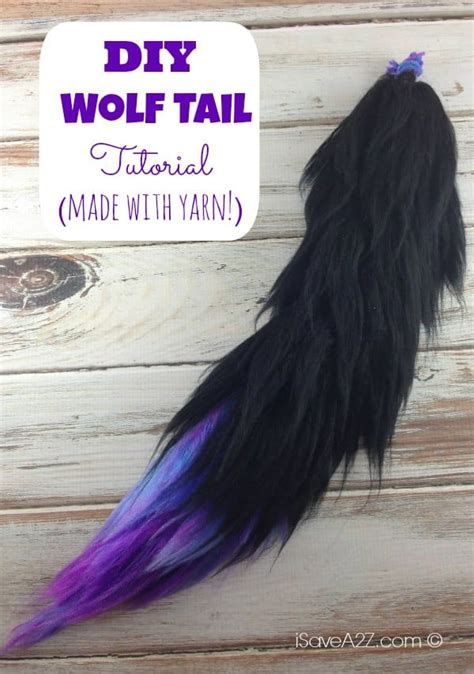 Friendly cat tails seek to decrease the distance between individuals. Costume Wolf Tail Tutorial - iSaveA2Z.com