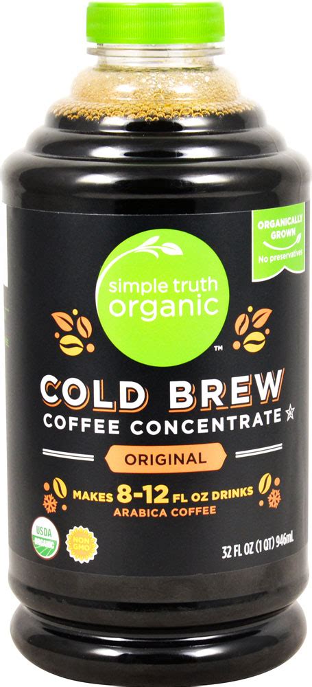 Simple Truth Organic Cold Brew Coffee Concentrate Original 32 Fl Oz