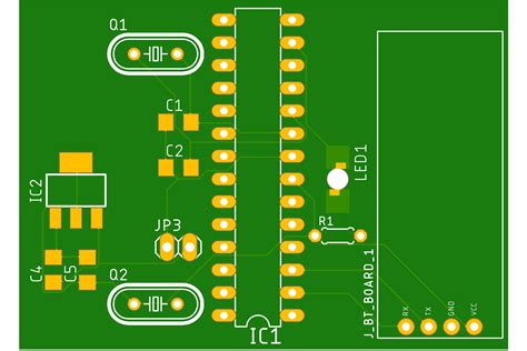Mgc Created Pcb Layout To Control Things Using Mobile With The Help