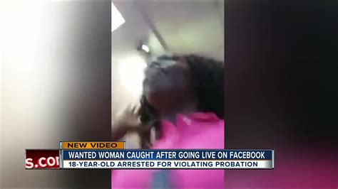 woman arrested after posting facebook live video