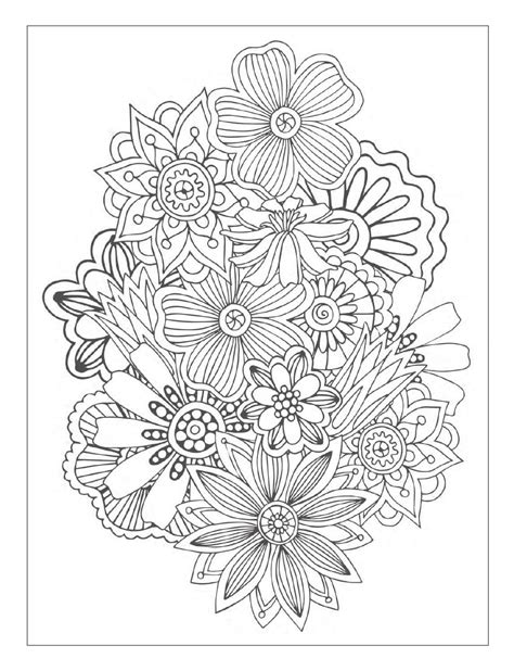 Abstract Flower Art Coloring Pages Coloring Pages