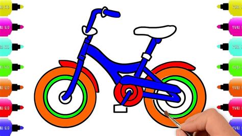 Bicycle For Kids Easy Drawing Steps Easy Drawing Tutorial Learn