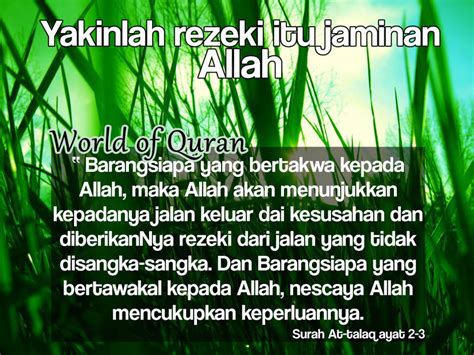 See more of rezeki itu hak milik allah on facebook. Sepanjang Jalan Kehidupan: Yakinilah Rezeki Itu Jaminan ...