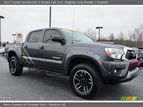 New 2021 toyota tacoma sr double cab 5' bed i4 at (natl). Magnetic Gray Metallic - 2013 Toyota Tacoma XSP-X Double Cab 4x4 - Graphite Interior | GTCarLot ...