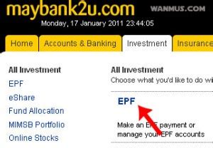 Bayar secara online lebih mudah dan cepat berbanding bayar dekat kaunter. KWSP Skim 1Malaysia Dah Boleh Bayar Guna Maybank2u - Wan Mus