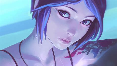 Fan Art Blue Hair Life Is Strange Ilya Kuvshinov