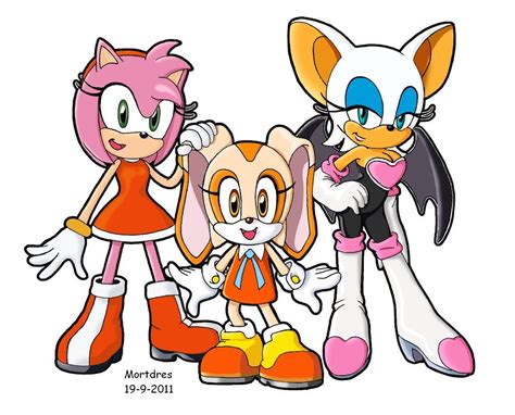 amy cream rouge by mortdres on deviantart sonic fan art thicc anime sonic the hedgehog 4