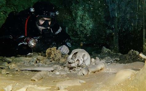 Fossils Mayan Relics Found In Giant Underwater Cave In Mexico Daily