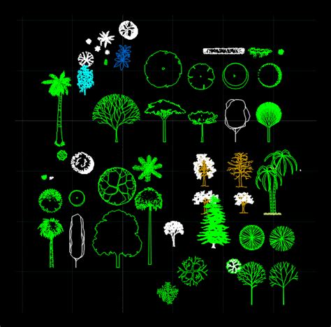 Vegetation Cad Blocks