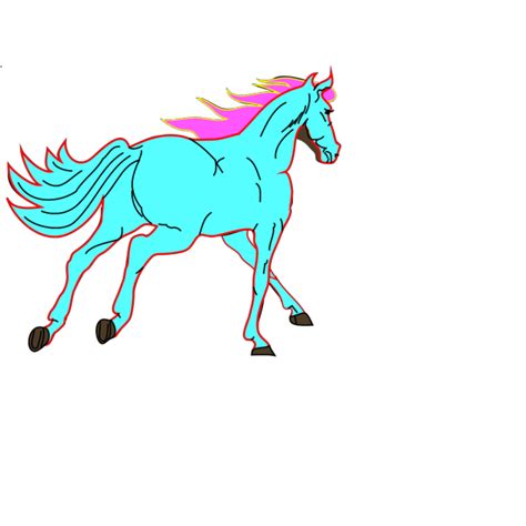 Horse Blue Png Svg Clip Art For Web Download Clip Art Png Icon Arts
