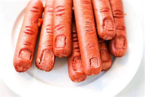 Bloody Finger Hot Dogs Recipe For Halloween Salty Canary