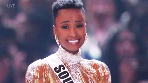 Watch Miss South Africa Zozibini Tunzi Crowned Winner Of Miss Universe