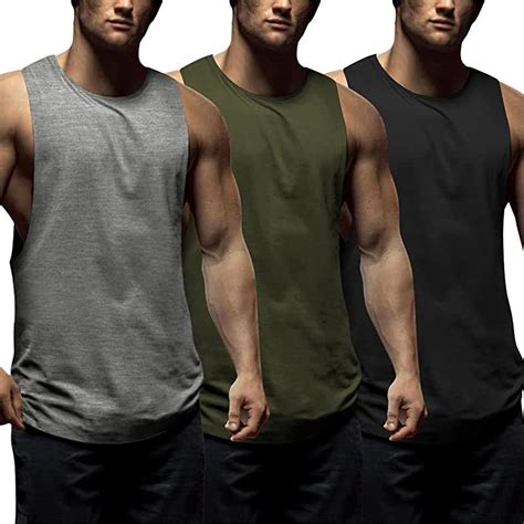 Amazon Com Sleeveless Workout Shirts