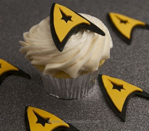 Star Trek Cupcake Toppers Star Trek Birthday Star Trek Wedding