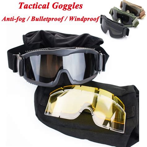 usmc military sunglasses bullet proof cs wargame airsoft goggles tactical sport shooting hunting