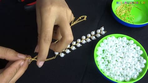 how to make pearl beaded necklace pearl necklace step by step video tutorial diy jewellery