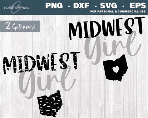 Home State Svg Midwest Svg Ohio Svg Country Svg Farm Svg Etsy