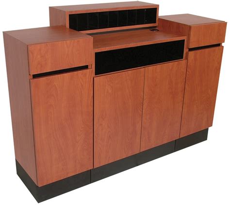 Reve Standing Reception Desk Veeco Salon Furniture Design
