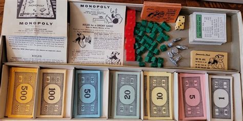 Vintage 1961 Monopoly Board Game Parker Brothers Classic Original Ebay