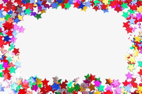 Colored Stars Border Clip Png Free Download In 2023 Clip Art