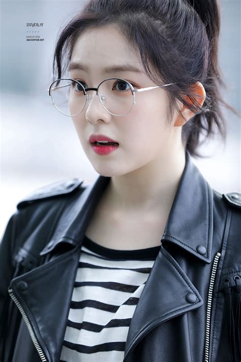 Irene Looks Super Hot In Nerdy Glasses Leather Jacket Koreaboo