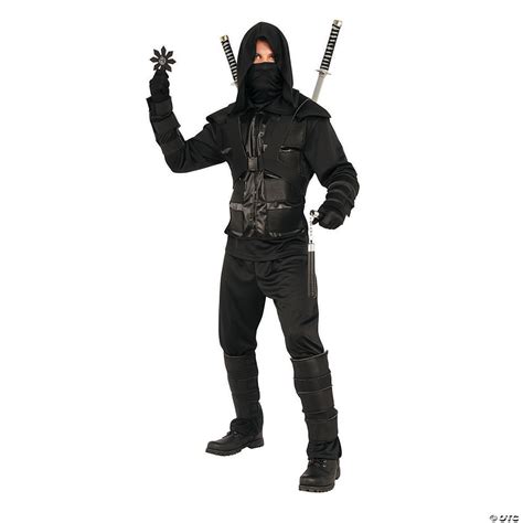 Mens Dark Ninja Costume Standard
