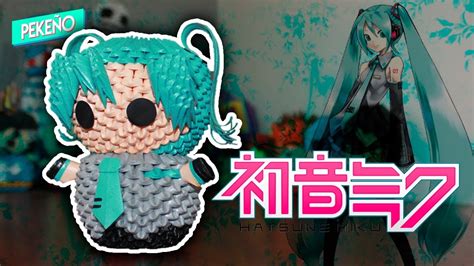 Hatsune Miku 3d Origami Pekeño ♥ Youtube