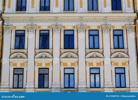 European Style Building Exterior Stock Photo Image Of Column Window
