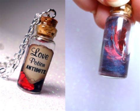 Magic Potion Bottle Necklace 1 Custom You Design Glass Etsy Bottle