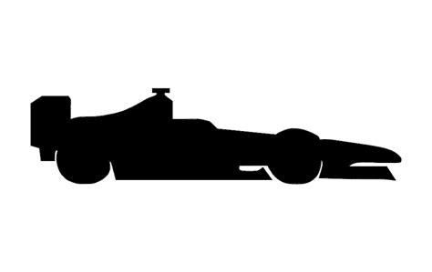 Formula 1 Car Silhouette Dxf File Free Download