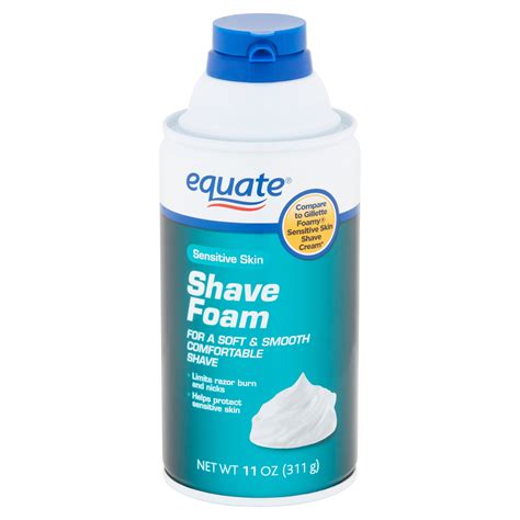Equate Sensitive Skin Shave Foam 11 Oz
