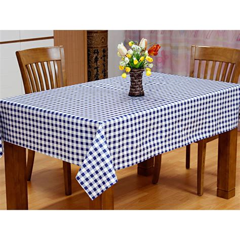 Wipe Clean Pvc Vinyl Tablecloth Dining Kitchen Table Cover Protector