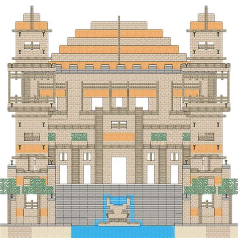 Blueprints For Minecraft Castle