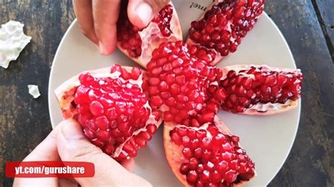 How To Open Pomegranate Youtube