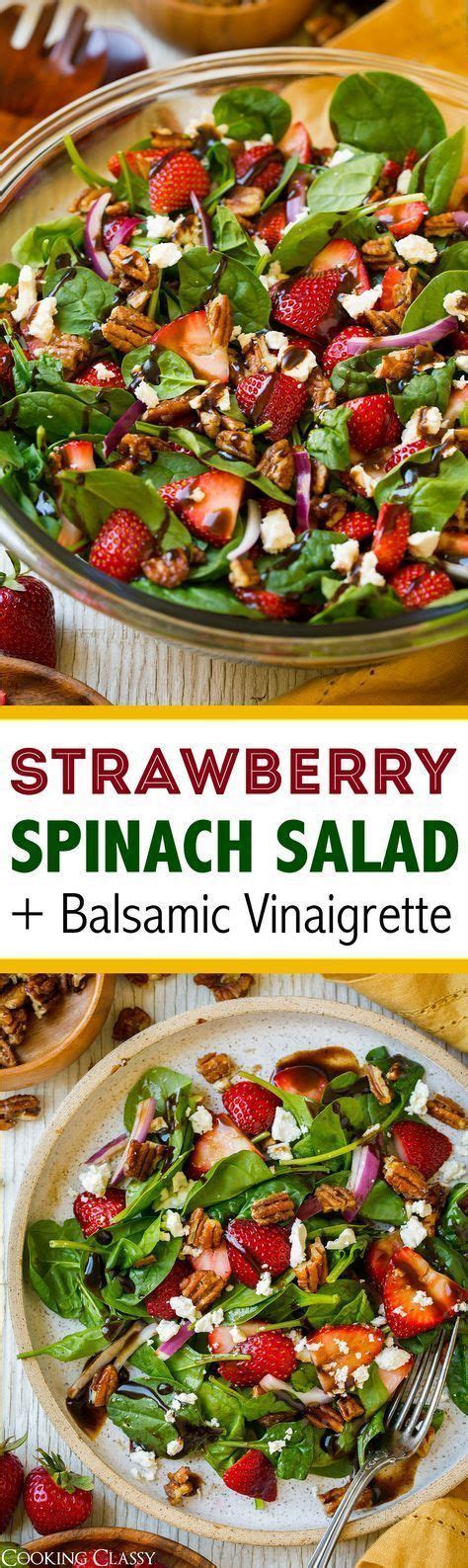 Combine spinach, celery and strawberries in a large bowl. Strawberry Spinach Salad with Candied Pecans, Feta and ...