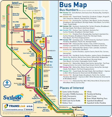 Brisbane Bus Routes Map
