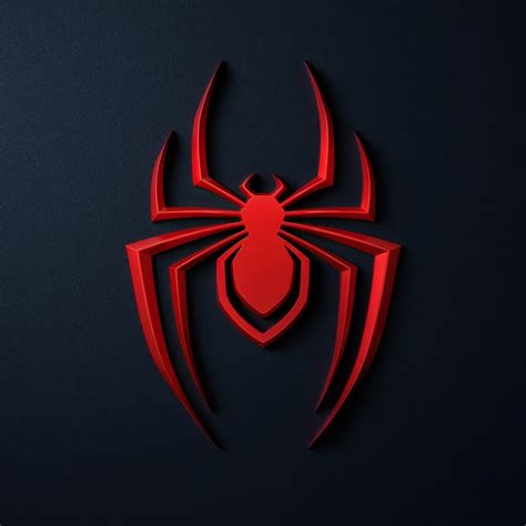 2048x2048 Spider Man Miles Morales Logo 4k Ipad Air Hd 4k Wallpapers