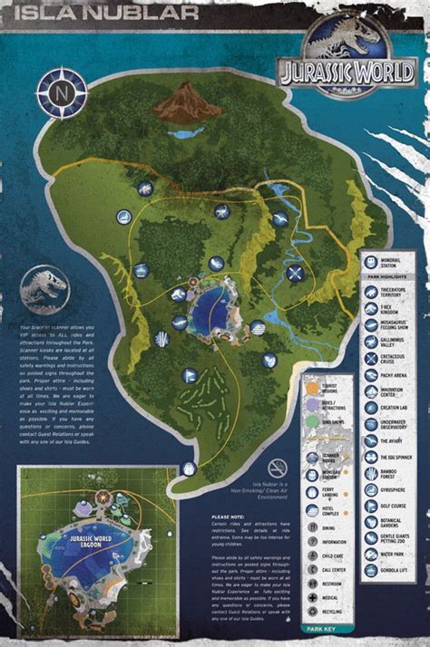 Jurassic World Aged Map Official Poster Jurassic Park Poster Jurassic Park Islands