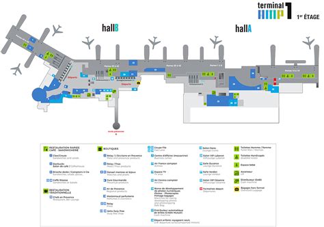 Aéroport Marseille Provence Plans Terminaux