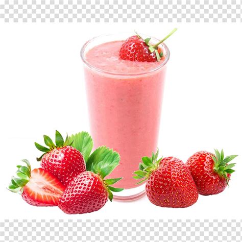 Strawberry Juice Smoothie Cream Strawberry Milkshake Transparent